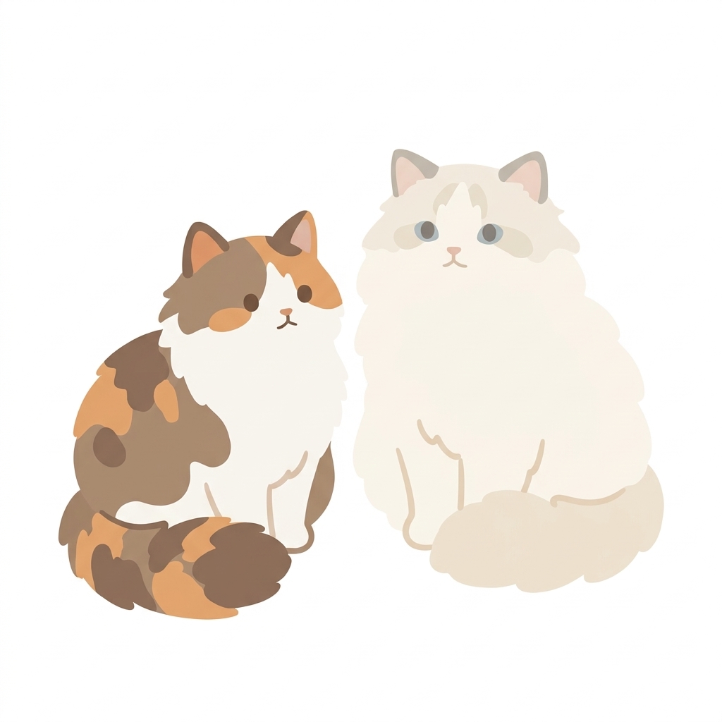 MaruMiru logo — two cats, Maru and Miru